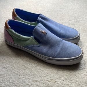 Canvas polo shoes